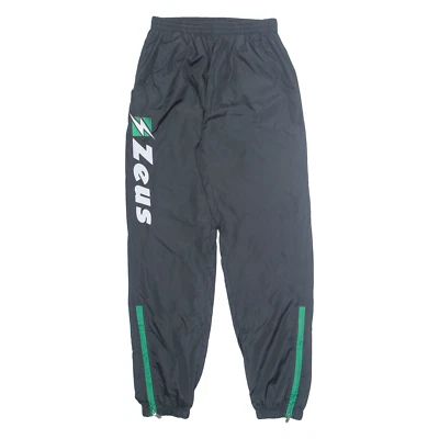 ZEUS Mens Track Pants Black Tapered M W26 L31 - Image 1 of 4
