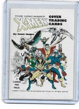 1990 Comic Images Marvel The Uncanny X-Men Series 1 Cover Trading Title Card