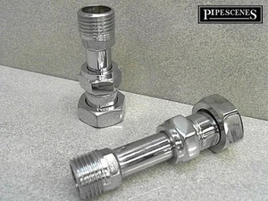 2 x Radiator Valve Extensions Universal Adjustable 1/2" TRV or 3/4" Lockshield - Picture 1 of 9