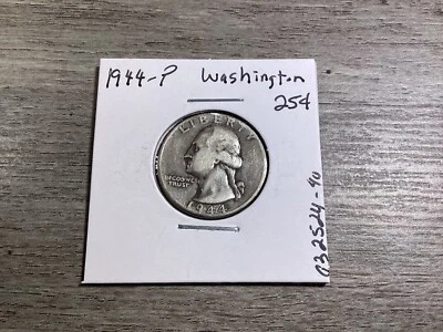 1944 Washington 90% Silver Quarter from Philadelphia Mint 032524 40e - Image 1 of 4