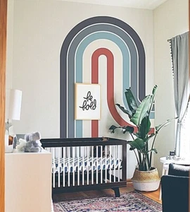 Colorful Fountain Rainbow Wall Decals, Stickers, Mural, Wall Art Decoration 702 - Picture 1 of 5