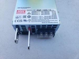 MEAN WELL Schaltnetzteil RSP-1600-12 12V, 75-125A, G212 - Bild 1 von 3