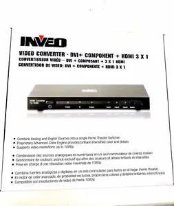INVEO Video Converter - DVI + Component + HDMI 3 x 1 114-42275 - Picture 1 of 5