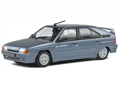 Citroen BX Sport 1.9 8V 1985 gris renard diecast model car 311001 Solido 1:43 - Image 1 of 4