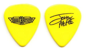 Doobie Brothers John McFee Signature Yellow Guitar Pick - 2008 Tour - Picture 1 of 1