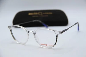NEW ETNIA BARCELONA RICHARD CLBK CLEAR BLUE AUTHENTIC FRAMES EYEGLASSES 50-18 - Picture 1 of 4
