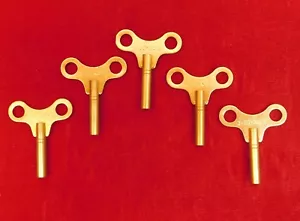 5er Set Uhr Wickelschlüssel 3,0 mm #3 Sparer Menge 3 mm Massivmessing Nummer 3 Größe - Bild 1 von 1
