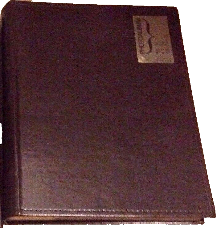 Photo Album Acid Free Archival 4x7 Photograph Faux Leather Brown NWT Vintage - Image 1 of 3