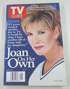 TV Guide magazine JOAN LUNDEN COVER Cralg Kilborn Kathie Lee Jun 21 1997 issue - Picture 1 of 3