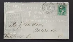 Ohio: Cincinnati 1880 (um) Robert Clarke Verlag Gebäude Werbung Cover - Bild 1 von 2