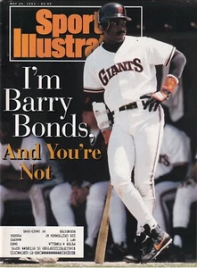 24 de mayo de 1993 Barry Bonds San Francisco Giants Sports Illustrated - Imagen 1 de 1