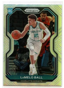 Balón LaMelo #278 Silver Prizm 2020-21 Panini Prizm Charlotte Hornets novato radiocontrol - Imagen 1 de 2