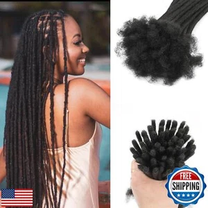 Human Hair Loc Extensions 18 Inch 10 Str Dreadlock Extension Human Hair 100% - Picture 1 of 5