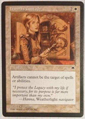 MTG Hanna's Custody LP Rare Tempest - Image 1 of 4