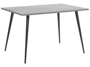 Esstisch Betonoptik grau Metallgestell schwarz 120 x 80 cm Modern Santiago - Bild 1 von 8