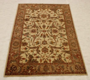 6 Fuß 0 Zoll x 8 Fuß 7 Zoll Fuß Chobi pflanzlich gefärbt handgeknüpfter traditioneller Wollteppich - Bild 1 von 8