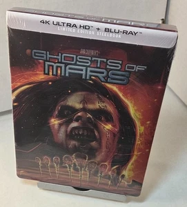 Ghosts of Mars 4K Steelbook (4K+Blu-ray)-NEW-Box Shipping with Tracking - Picture 1 of 8