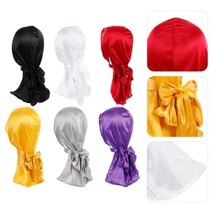 6 tapas envolventes para cabeza de turbante multiuso largas para pérdida de cabello - Imagen 1 de 12