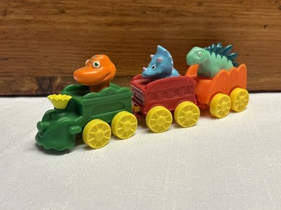 Dinosaur Train Cars x3 Buddy Tank Jim Henson Collect & Connect 2016 PBS Foto 1 de 4