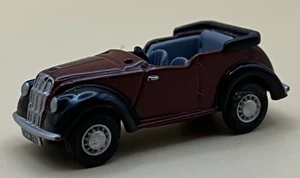 Oxford Diecast 1:76 Morris Eight Series E Tourer - Brown/Black - Imagen 1 de 2