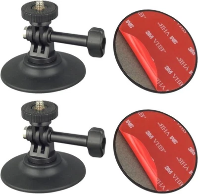 2Pack Flexible Adhesive Mount Kit Helmet Camera Mount for insta360 X3 X4 GO One