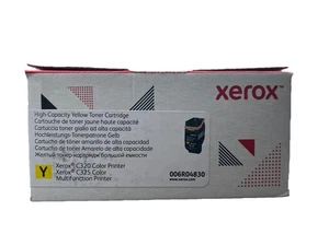 Xerox 006R04830 Genuine Xerox Yellow High Capacity Toner Cartridge Xerox C325 - Picture 1 of 2