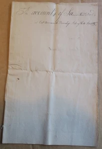 1833-36 Ms. Account of L. Ried ESTATE East Brunswick Twp Schuylkill County PA - Picture 1 of 6