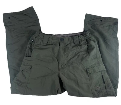 Calça cargo conversível Venturing Uniforme Switchbacks masculina pequena oliva BSA - Imagem 1 de 4