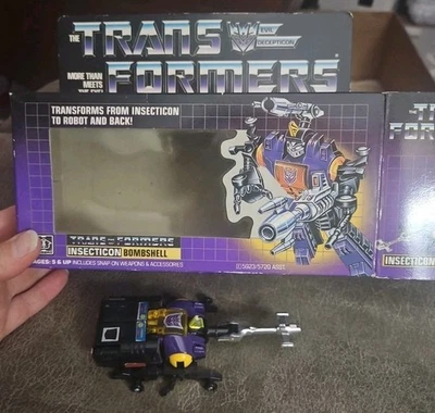 Transformers G1 Bombshell Insecticon With Box 1984 - Image 1 of 4