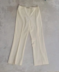 Lafayette 148 Creme Wollhose Herrenbekleidung Damen 8 Karriere Weites Bein - Bild 1 von 18