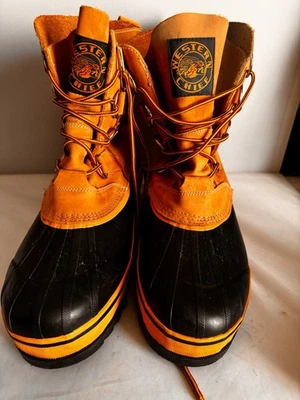 Men's Size 13 Winter Rain Snow Work Leather Boots Western Chief Steel Shank - Image 1 of 4