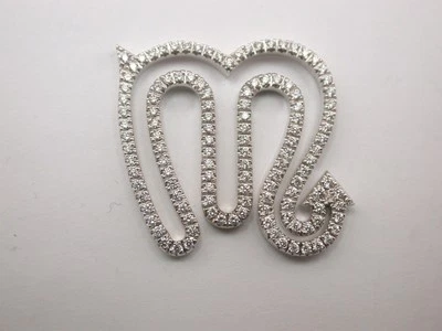 feines Sternzeichen Scorpion mit Brillanten Weißgold 750 - WEMPE - Bild 1 von 4