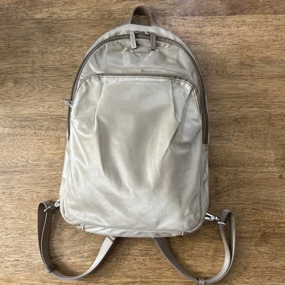 Tumi Courtney Backpack Women’s Metallic Laptop Padded Satin - Image 1 of 4