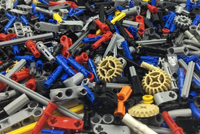 100+ Lego Technic Parts Mix / Bundle / Bulk 42070 42055 42043 42082 42114 MOC