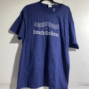 Amex Break The Love TShirt Made By Hanes Authentic Größe XL - Bild 1 von 7