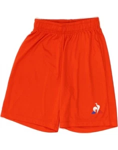 LE COQ SPORTIF Boys Sport Shorts 7-8 Years Red Polyester AQ10 - Picture 1 of 3