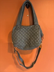 Bolso Bandolera MZ Wallace Gris Acolchado Gris Nylon Ajustable ¡¡EXCELENTE ESTADO!!! - Imagen 1 de 10