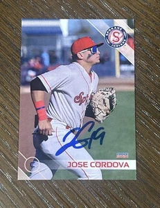 Jose Cordova Autographed 2024 Choice Spokane Indians Team Set Card Signed - Picture 1 of 2