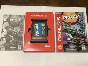 Championship Pro-Am (Sega Genesis, 1992) CIB completo di manuale scatola pulita - Foto 1 di 12