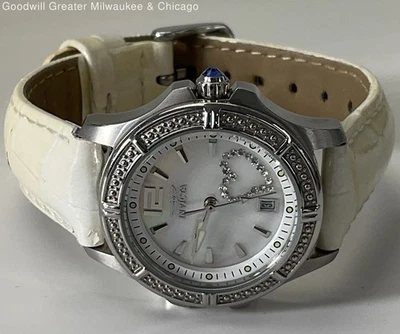 Reloj Pulsera Invicta 1029 Acero Inoxidable Cuadrante Redondo Cuarzo Analógico 39g Foto 1 de 4