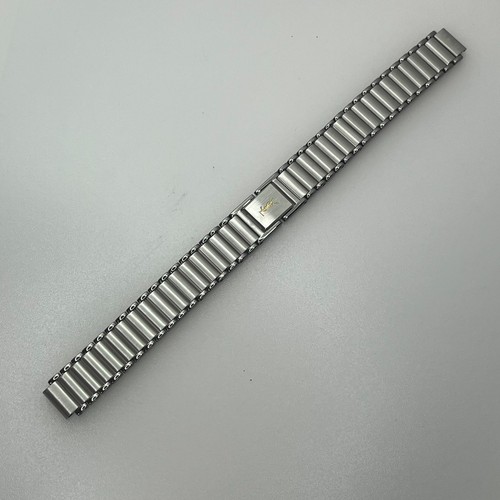 SAINT LAURENT (YSL) Raro cinturino orologio vintage YSL by CITIZEN SS chiusura 10 mm 13 mm Japan Bracelt #659A