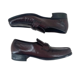 Florsheim Herren Leder Slipper Halbschuh Elegant Schuhe Braun Größe 6,5 D #17089 - Bild 1 von 15