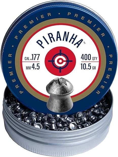 CROSMAN CORPORATION Crosman Premier LPPH77 .177-Caliber Piranha Pellets (400-Count)