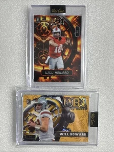 Will Howard-QB-RC-Steelers•2025 Wild Card QB1•Vertical Naranja 1/1 y QB1 Oro 1/1 - Imagen 1 de 2