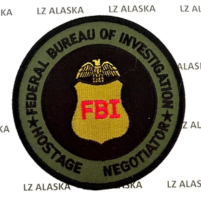 PARCHE NEGOCIADOR DE REHENES DEL FBI OFICINA FEDERAL DE INVESTIGACIÓN PD19 - Imagen 1 de 3