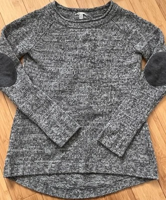 Usado en excelente estado! XS Horny Toad & CO Suéter Suéter Jersey Gris Bk Coderas Foto 1 de 4