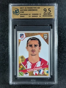 2017-18 Panini FIFA 365 ANTOINE GRIEZMANN Sticker Atleti #170 RPA 9.5 (B) - Picture 1 of 3