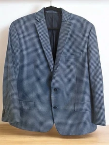 Michael Kors Blau Blazer Sport Mantel Herren Schottenkaro Jacke Business Freizeit 48 L - Bild 1 von 8