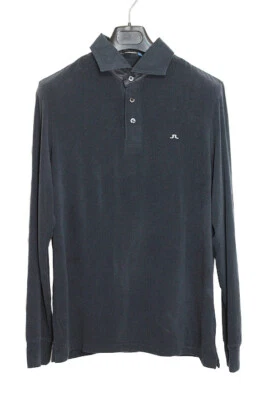 Camisa polo de manga larga para hombre J.LINDEBERG azul marino talla L para golf deportes Foto 1 de 4