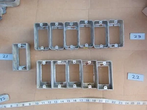 2"x4", 1½"(D), 1⅝"(D) 1-Gang Handy Box Extension Lot of 6, New - Picture 1 of 2
